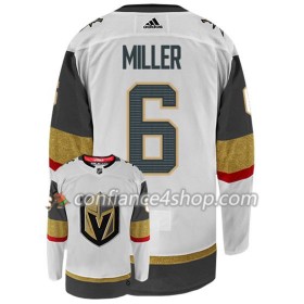 Adidas Maillot de Hockey Vegas Golden Knights COLIN MILLER 6 Blanc Authentic - Homme